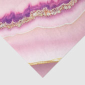 Papier Mousseline Marbre rose clair Agate Collection tendance (Détail)
