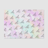 Papier Mousseline Marbre Rose Coloré Douce (Recto)