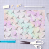 Papier Mousseline Marbre Rose Coloré Douce (Artisanat)