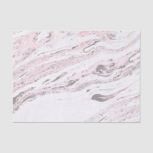 Papier Mousseline Marbre rose et gris