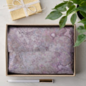 Papier Mousseline Marbre rose et pourpre (Cadeau)