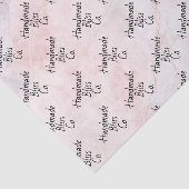 Papier Mousseline Marbre Rose et Violet Doux (Détail)