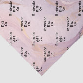 Papier Mousseline Marbre rustique pêche doux (Détail)
