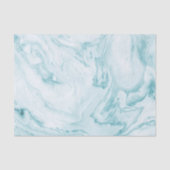 Papier Mousseline Marbre sarcelle (Recto)