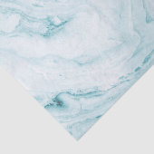 Papier Mousseline Marbre sarcelle (Détail)