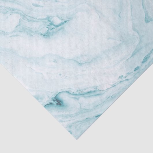 Papier Mousseline Marbre turquoise (Détail)