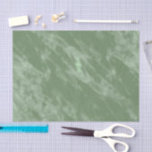 Papier Mousseline Marbre vert (Artisanat)