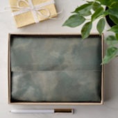 Papier Mousseline marbre vert abstrait (Cadeau)