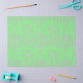 Papier Mousseline marbre vert et gris (Artisanat)