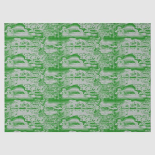 Papier Mousseline Marbre vert foncé et gris (Recto)