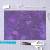 Papier Mousseline Marbre violet moderne Marbre moderne Abstrait (Artisanat)