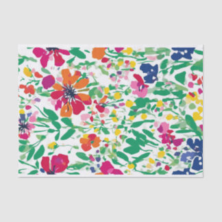 Papier Mousseline Marché aux fleurs