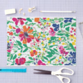 Papier Mousseline Marché aux fleurs (Artisanat)