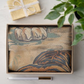 Papier Mousseline Marche du tigre royal du Bengale (Cadeau)