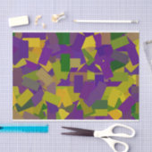 Papier Mousseline Mardi Gras Blocks (Artisanat)