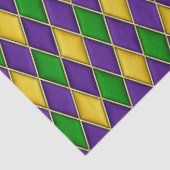Papier Mousseline Mardi Gras Diamonds Arlequin Motif d'impression (Détail)