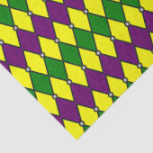 Papier Mousseline Mardi Gras Harlequin Motif Diamant (Détail)