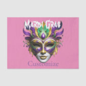 Papier Mousseline Mardi Gras Masque Thunder_Cove (Recto)