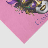 Papier Mousseline Mardi Gras Masque Thunder_Cove (Détail)