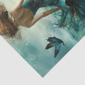 Papier Mousseline Marée haute1 (Détail)