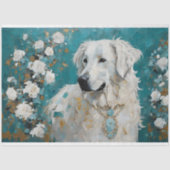 Papier Mousseline Maremma Livestock Guardian Decoupage papier de tis (Recto)
