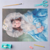 Papier Mousseline Margot en bleu, Mary Cassatt (Artisanat)
