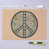 Papier Mousseline Marguerite des signes de paix (Artisanat)