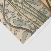 Papier Mousseline marguerite et dandelion Art nouveau 3 (Détail)