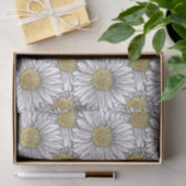 Papier Mousseline Marguerites (Cadeau)