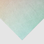 Papier Mousseline Mariage à la Menthe et à la Pêche Orange (Détail)