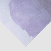 Papier Mousseline Mariage Aquarelle Moderne Lavande Violette (Détail)