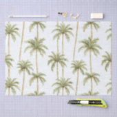 Papier Mousseline Mariage aux Palmiers Tropicaux (Artisanat)