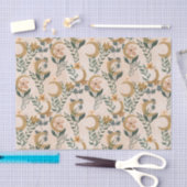 Papier Mousseline Mariage Bohème Lunaire avec une touche de Vert et (Artisanat)