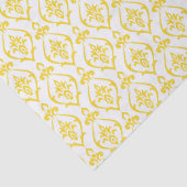 Papier Mousseline Mariage citron jaune (Détail)