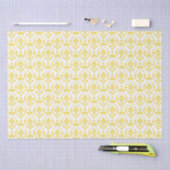 Papier Mousseline Mariage citron jaune (Artisanat)