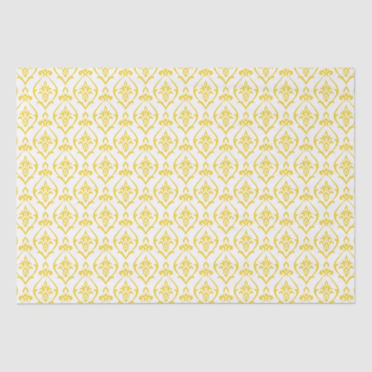 Papier Mousseline Mariage citron jaune (Recto)