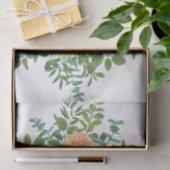 Papier Mousseline Mariage classique Floral Roses (Cadeau)