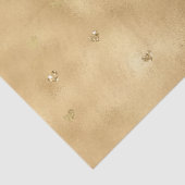 Papier Mousseline Mariage Cœurs Pailletés Glam Or (Détail)