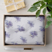 Papier Mousseline Mariage d'aquarelle Iris violet (Cadeau)