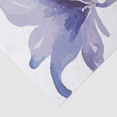 Papier Mousseline Mariage d'aquarelle Iris violet (Détail)