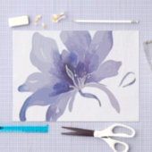 Papier Mousseline Mariage d'aquarelle Iris violet (Artisanat)