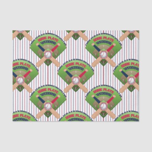 Papier Mousseline Mariage de base-ball 4-TISSUE WRAP (Recto)