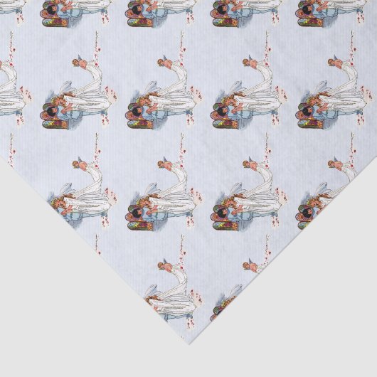 Papier Mousseline mariage de conte de fées (Détail)