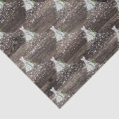 Papier Mousseline Mariage de douche nuptiale robe rustique fête (Détail)