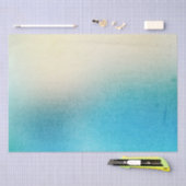 Papier Mousseline Mariage de plage étoile de mer Turquoise Blanc Aqu (Artisanat)