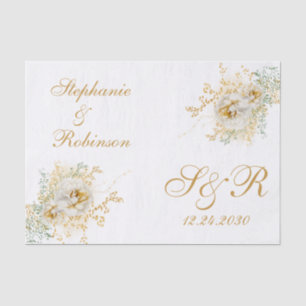 Papier Mousseline Mariage du logo de la Florale d'or