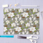 Papier Mousseline Mariage Floral Magnolia (Artisanat)