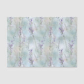 Papier Mousseline Mariage Floral Violet Joli Romantique (Recto)