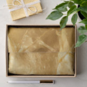 Papier Mousseline Mariage glam or jaune chic (Cadeau)