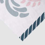 Papier Mousseline Mariage nautique moderne (Détail)